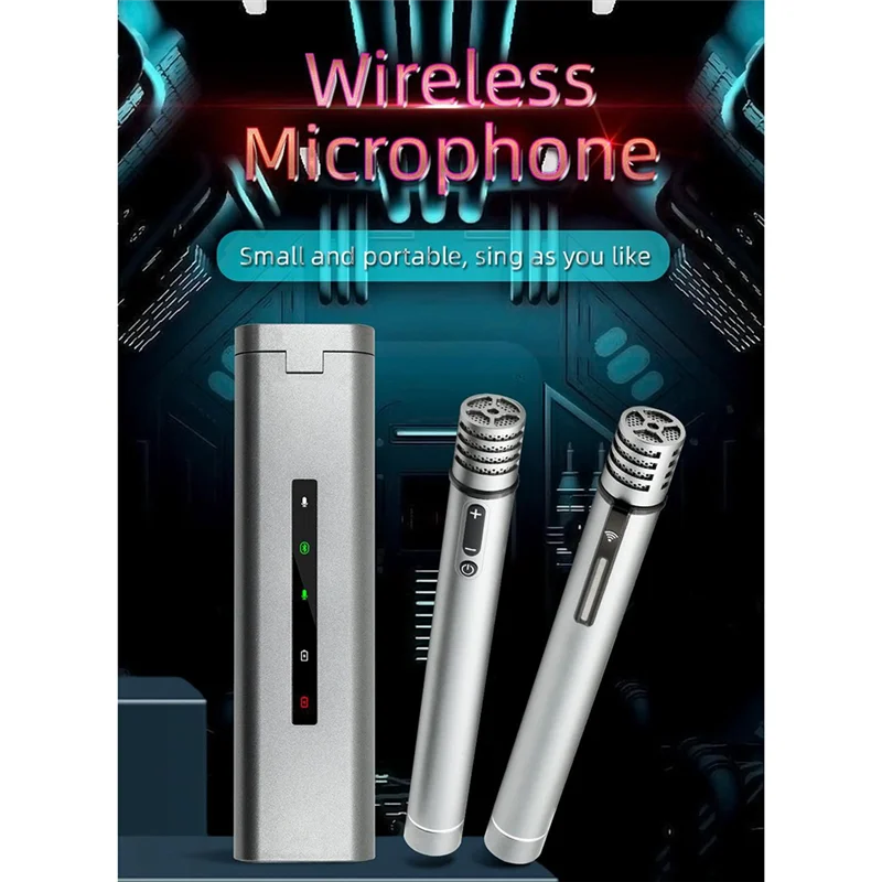 

Car Wireless Microphone 5.0 Bluetooth Lasting Battery Life Karaoke Dsp Audio Noise Reduction Microphone