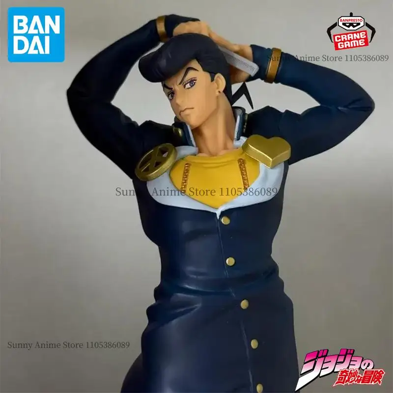 

Bandai Original Banpresto JoJo's Bizarre Adventure Diamond Unbreakable Higashikata Josuke Action Figure Anime Figuras Toys Dolls