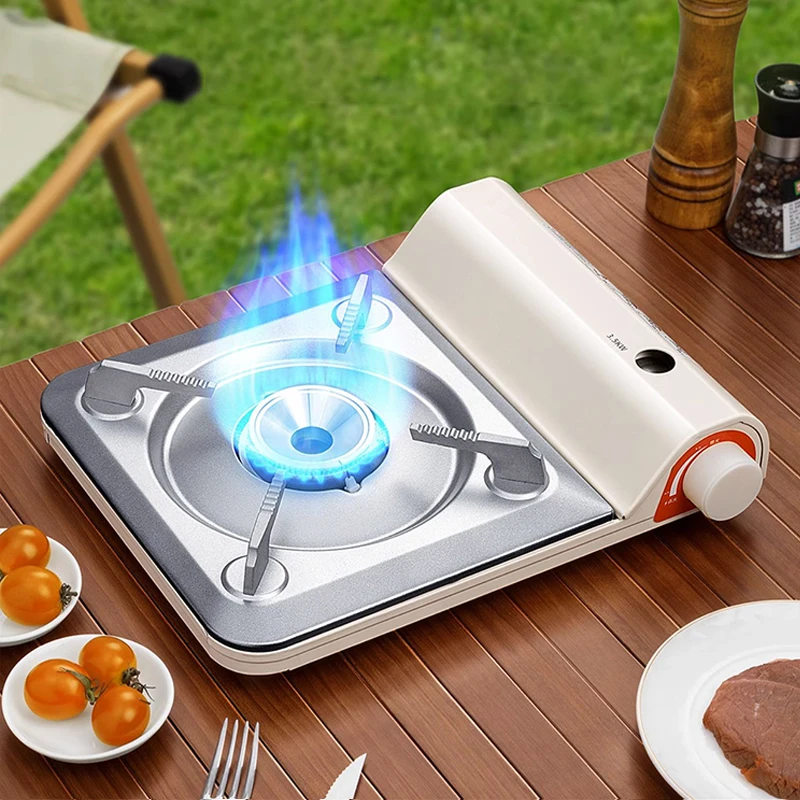 C011 فرن كاسيت رفيع للغاية بقدرة 3500 وات، موقد غاز محمول خارجي للتخييم