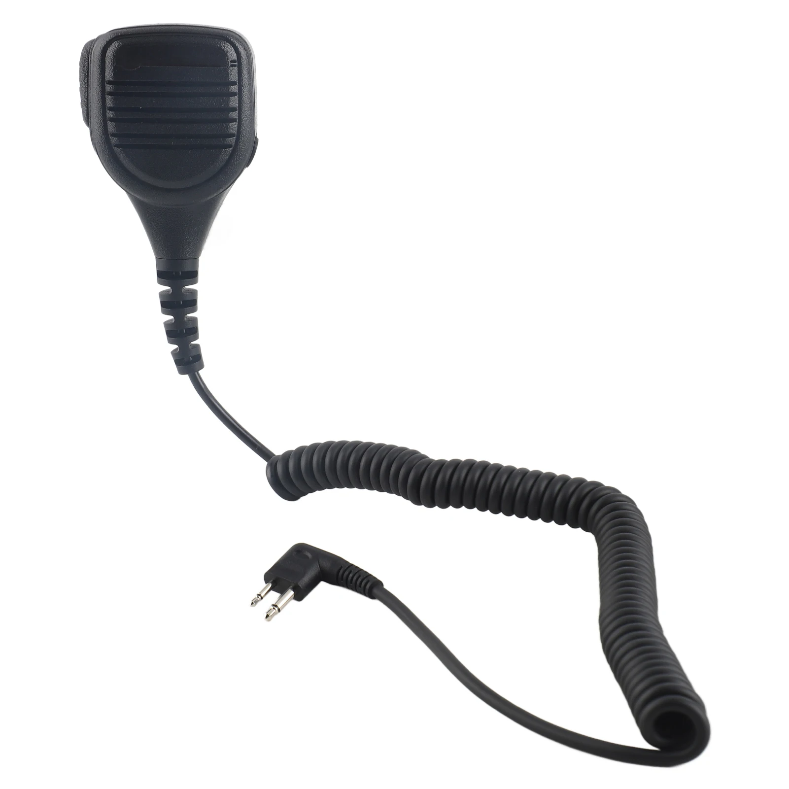 Microfono a mano Jack per cuffie da 3,5 mm Altoparlante Microfono Talkie Radio Microfono a mano con clip da cintura in acciaio Altoparlante portatile Microfono a mano