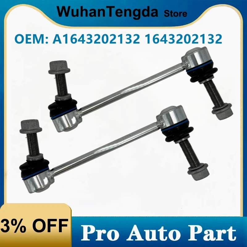 A1643202132 1643202132 2Pcs Front Stabilizer Link for Mercedes Benz W164 W251 W166