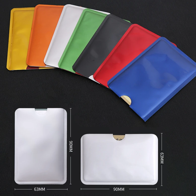 

10pcs/set Metal ID Credit Bags Badge Protectors Cardholder Unixe Card Holder Working Business Bank Passport Pass Cover Case