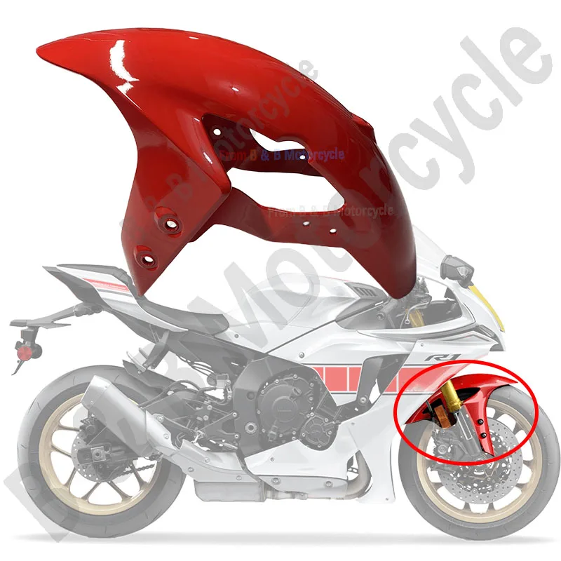 

For YAMAHA R7 Front Fender Motorcycle Accessories Front Fender Splash Mudguard Mud Guard Set Red For YZF-R7 2022