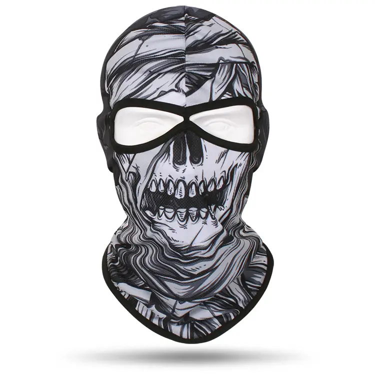Ski Mask 2 Hole Windproof Balaclava Skull Full Face Mask Men Women Head Neck Warmer Face Cover Motorcycle Cycling Biker Hood Cap - Image 7