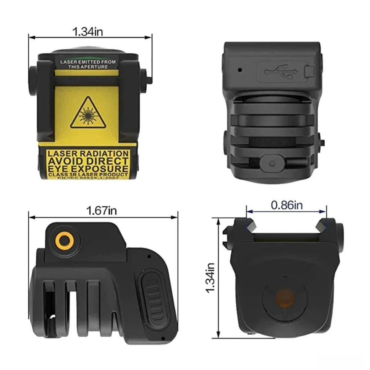LS-L8 الأخضر/الأحمر نقطة شعاع الليزر البصر قابلة للشحن تهدف مؤشر الليزر اطلاق النار مشاهد ل المدمجة مسدس الصيد الملحقات