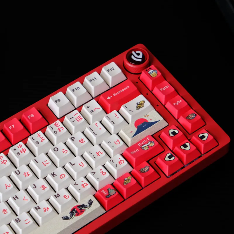 Materiale PBT 129 chiave Izakaya PBT materiale sublimazione colore Cherry Profile Keycap Set per MX Switch Gaming tastiera meccanica