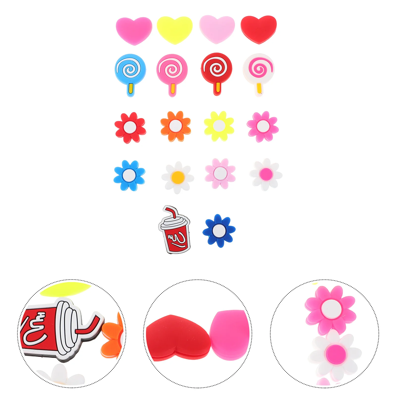 

18Pcs Tennis Racket Dampener Silicone Shock Absorber for Vibration Reduction Enhanced Comfort and Stability Shock Absorber