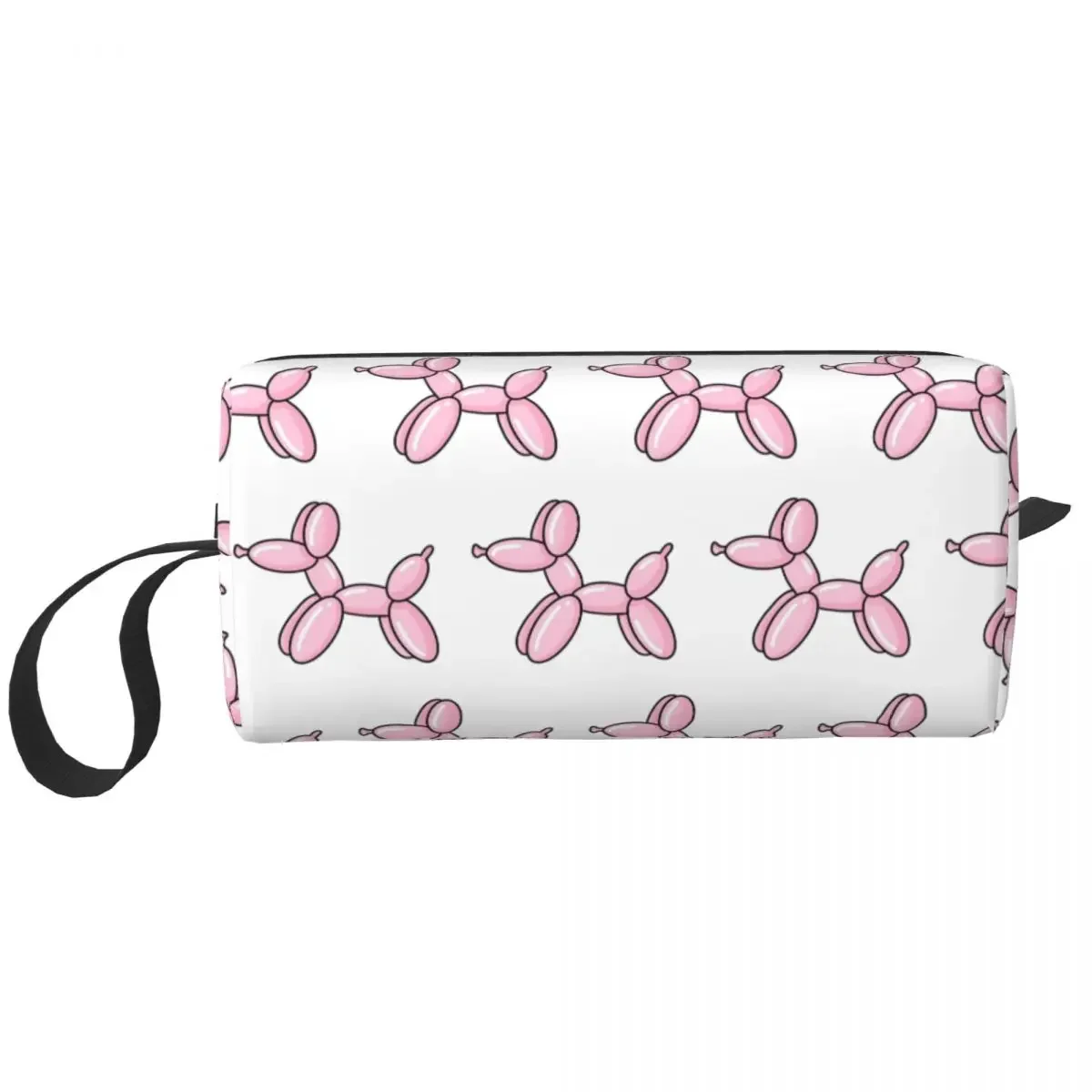 Balloon Dog Pink Pencil Cases Large Storage Pen Bags Pen Box Pencil Pouch For Boys Girls Students Stationery Makeup Bag