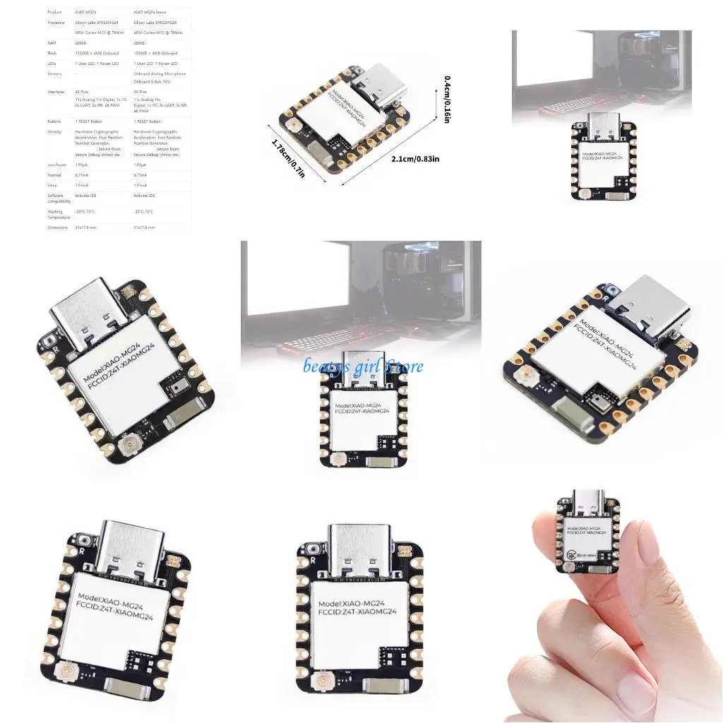 

C7AB For XIAO MG24/MG24 Development Board Bluetooth-compatible Low Power