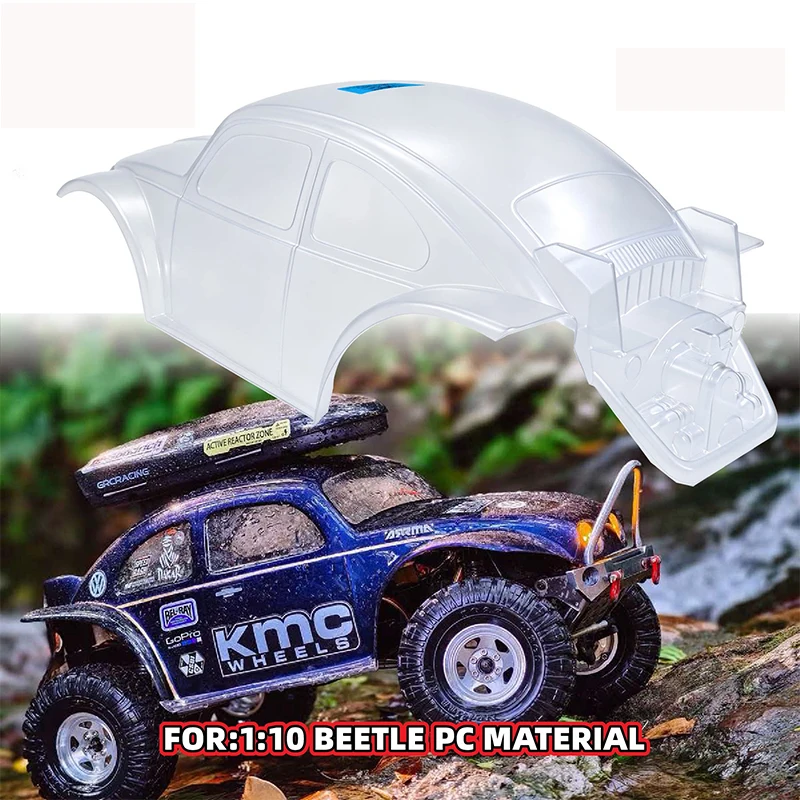 1pcs  1/8 1/10 Vintage Beetle PC Body Shell Universal RC Car Body Cover For 313-360mm Wheelbase Crawler Short Course Truck