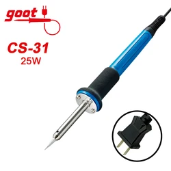 Japan GOOT Thermostat Electric Soldering Iron 25W 220-240V Welding Iron China Plug Electronic Repair Tools CS-31