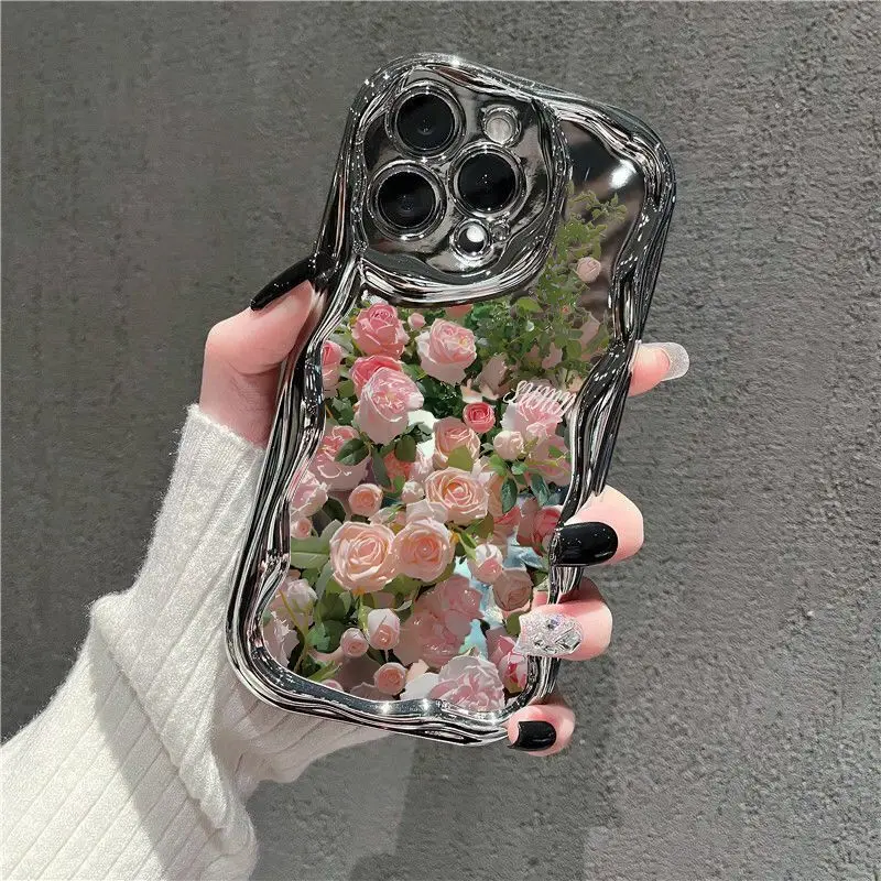 Advanced Peony Phone Case For iPhone 14 Pro Max 15 11 12 13 XR 8 7 Plus X XS SE 2020 2022 Soft Silicone Cover