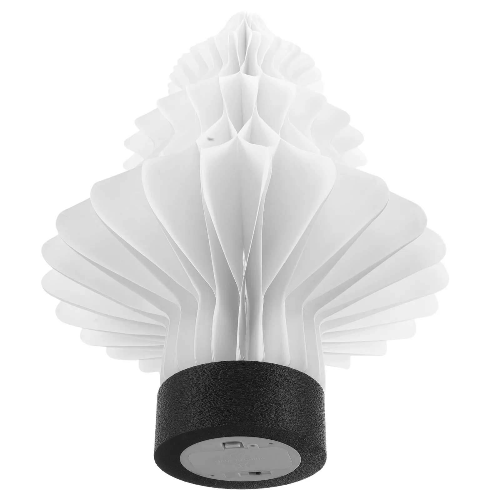 

Складная 3D-елка в форме сот из бумаги, легкое украшение для рождественского каминного полотна, центрального элемента стола, домашнего праздничного декора, с подсветкой