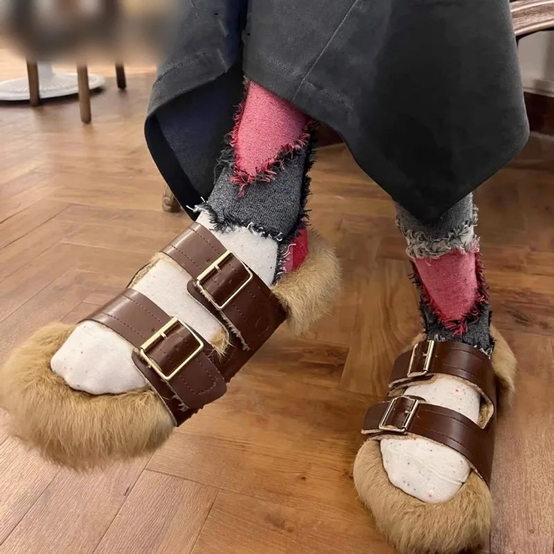 

Japanese Loose Socks High School Girls Harajuku Thick Needle Color Matching Sock Solid Needles Knitting Striped Cotton Socks