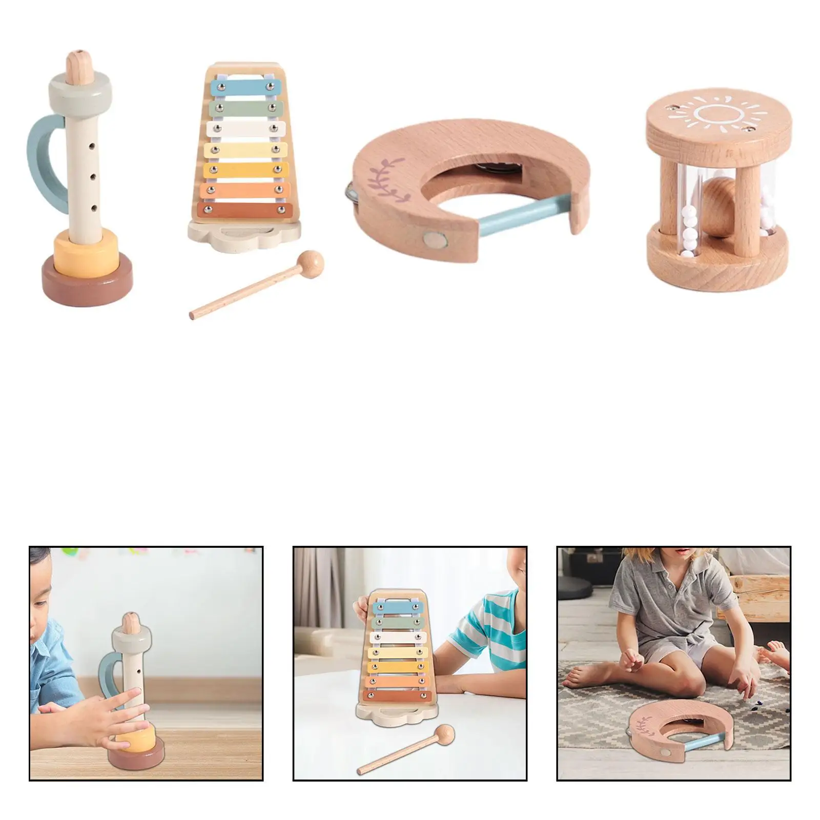 Kids Musical Instrument Portable Baby Musical Toys for Kids Gift Boys Girls