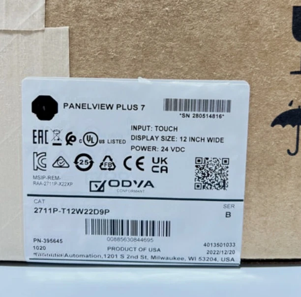 

Brand new orignial 2711P-T12W22D9P 2711P-T12W22D8S 2711P-T12W22D8S-B One Year Warranty ​ Fast delivery