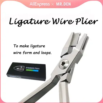 MR.DEN-Alicates de flexión para ligadura de ortodoncia Dental, herramientas de dentista, instrumento de laboratorio Dental