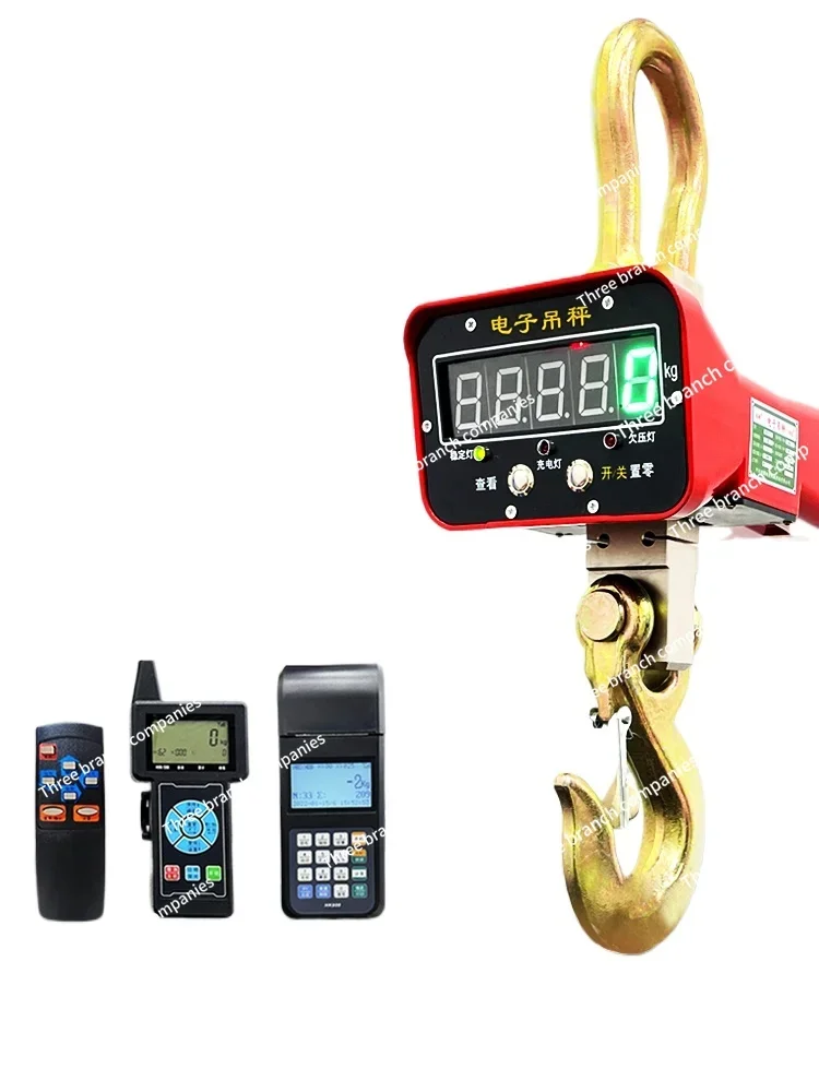 

Electronic Crane Scale Hook Hanging Driving 1T2T3T5 Tons 10 Tons Wireless Printing