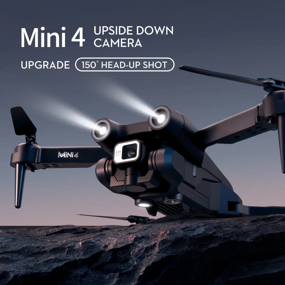 Mini4 Drone Hd 4K Rc Drones Remote Control Aircraft Aerial Photography Optical Flow Positioning Obstacle Avoidance Flying Toys