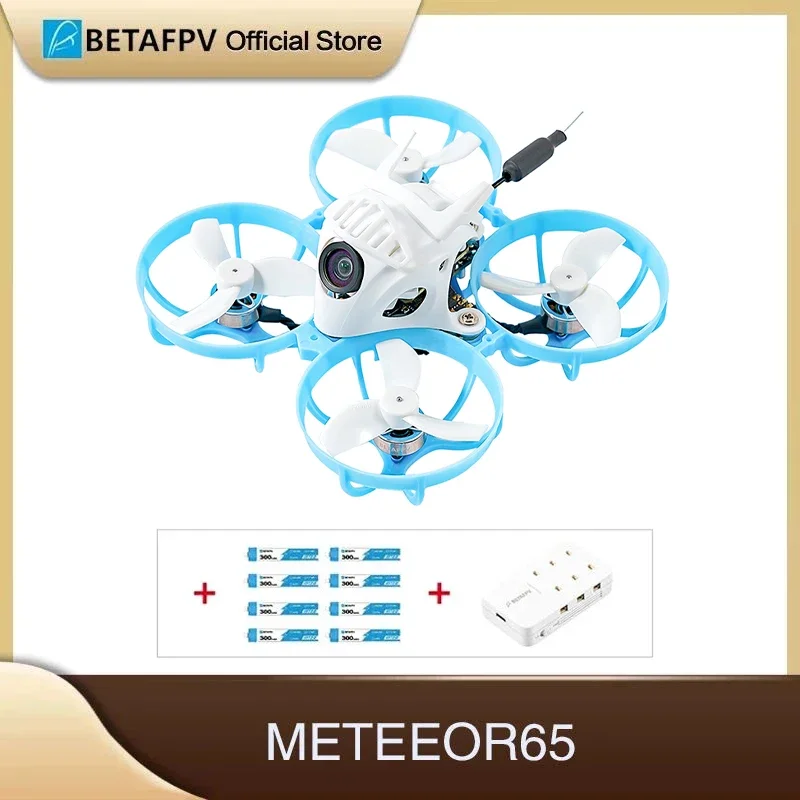 

BETAFPV Meteor65 2022 Version Brushless FPV Racing RC Drone ELRS 2.4G/Frsky LBT/TBS M01 AIO Camera VTX Whoop Quadcopter