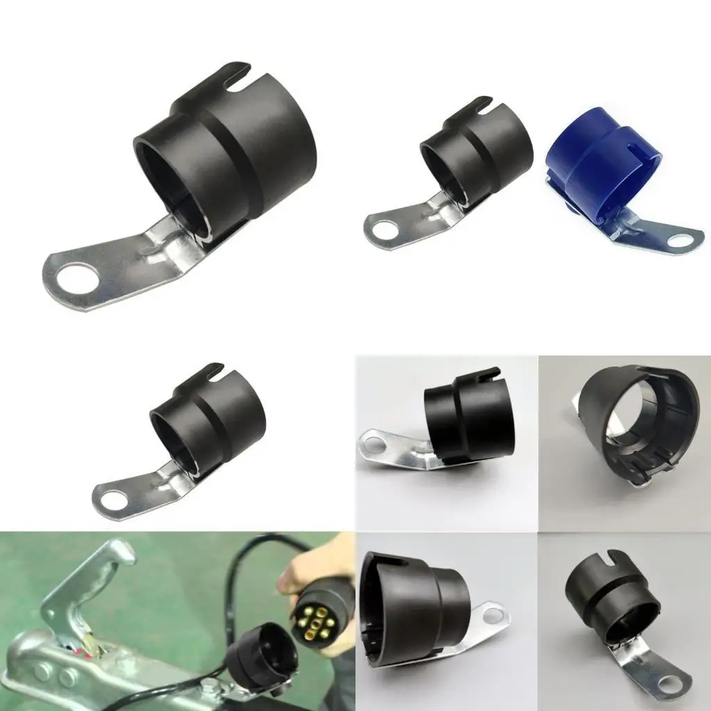 

31BC Universal Trailer Plug Adapter Trailer Plug Bracket Holder for 7/13Pin Plug