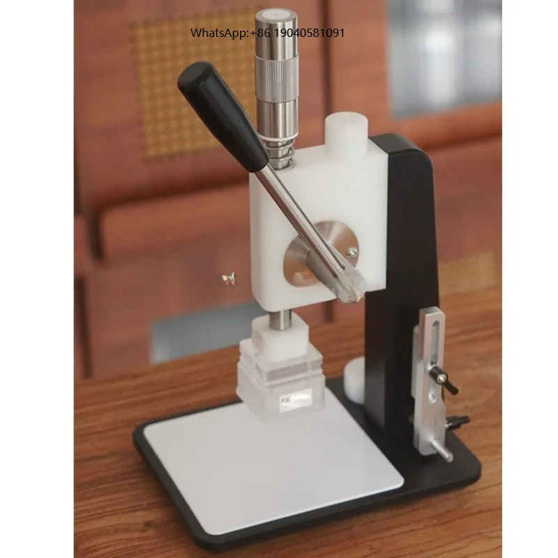 New Product Hand Operated Soap Stamping Machine Adjustable Depth Embossing Tool for Handmade Soap Stamping