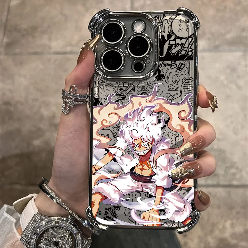 Popular Ones Pieces Luffys Plating Phone Case For Samsung S26 S25 S24 S23 S22 S21 S20 FE Note20 Edge Plus Ultra 4G 5G Anti Fall