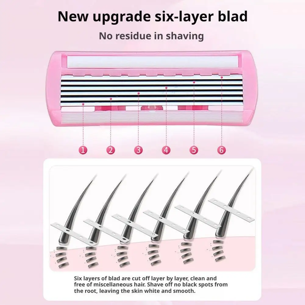Men And Women Body Hair Bikini Safety Razor Blade Female Hair Removal Shaving Shaver Replacement Heads