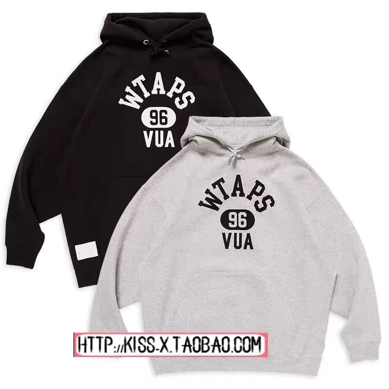 

2026 WTAPS ACADEMY CREW Hoodie Couple Loose Fit Letter Print Casual Cotton Sweatirt ex round Ne Long Sve
