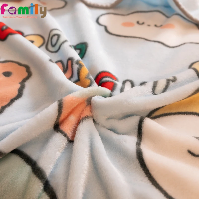 Cartoon Blanket Sherpa Blanket 