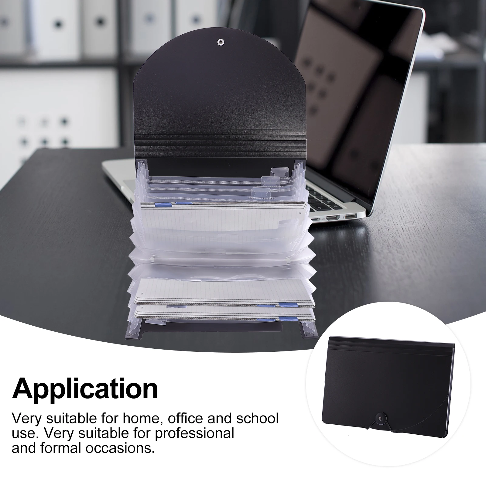 

13 Layer Plastic Accordion A5 Organizer With 13 Pockets Expandable Document Folder For Office Home File