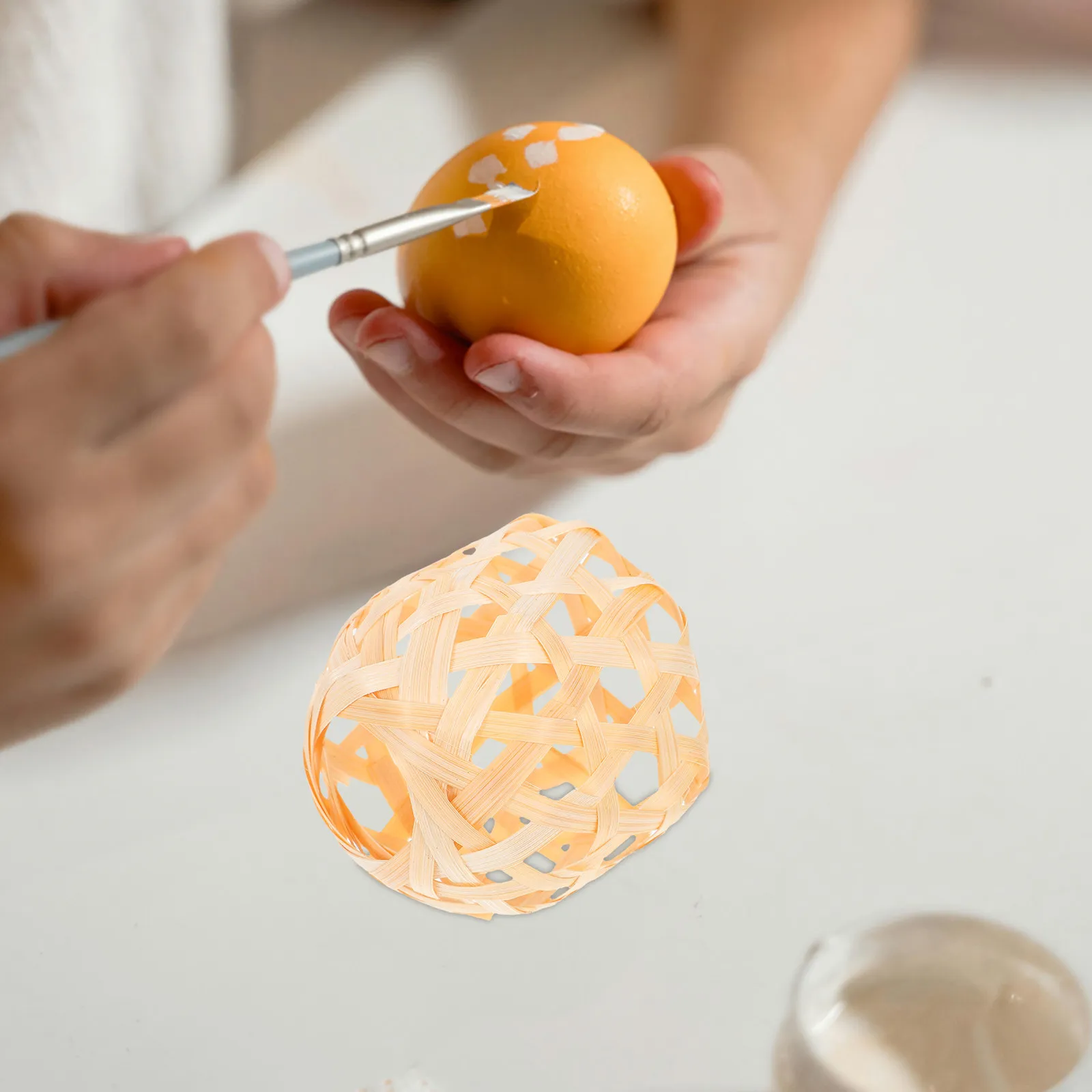 

Набор из 6 маленьких бамбуковых фонариков с плетеными абажурами для украшения стола, сада, свадебного декора, мини-фонарики из бамбука