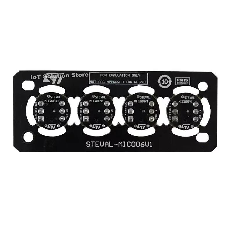 STEVAL-MIC006V1 Microphone coupon board based on the MP23DB01HP digital MEMS microphone