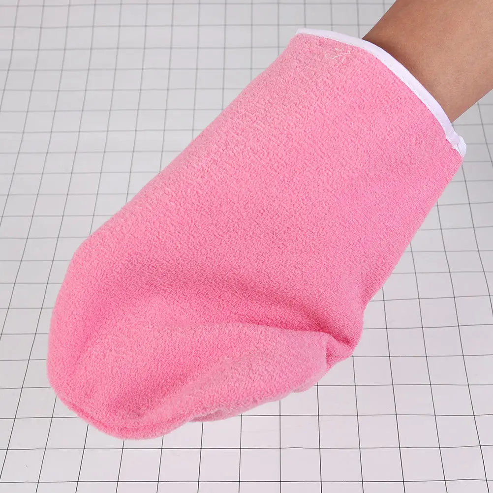 

2 Sets Foot Peel Socks Paraffin Wax Bath Gloves Hand Cover Manicure Treatment Foot Spa Sock Heat Wax Cover Practical Warmer Kit