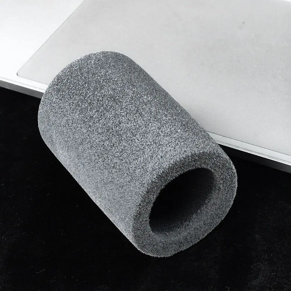 1pcs Mic Windscreen Cover Flocked Sponge Foam Windproof Microphone Cover Pop Filter Cover for FIFINE Amplitank K688