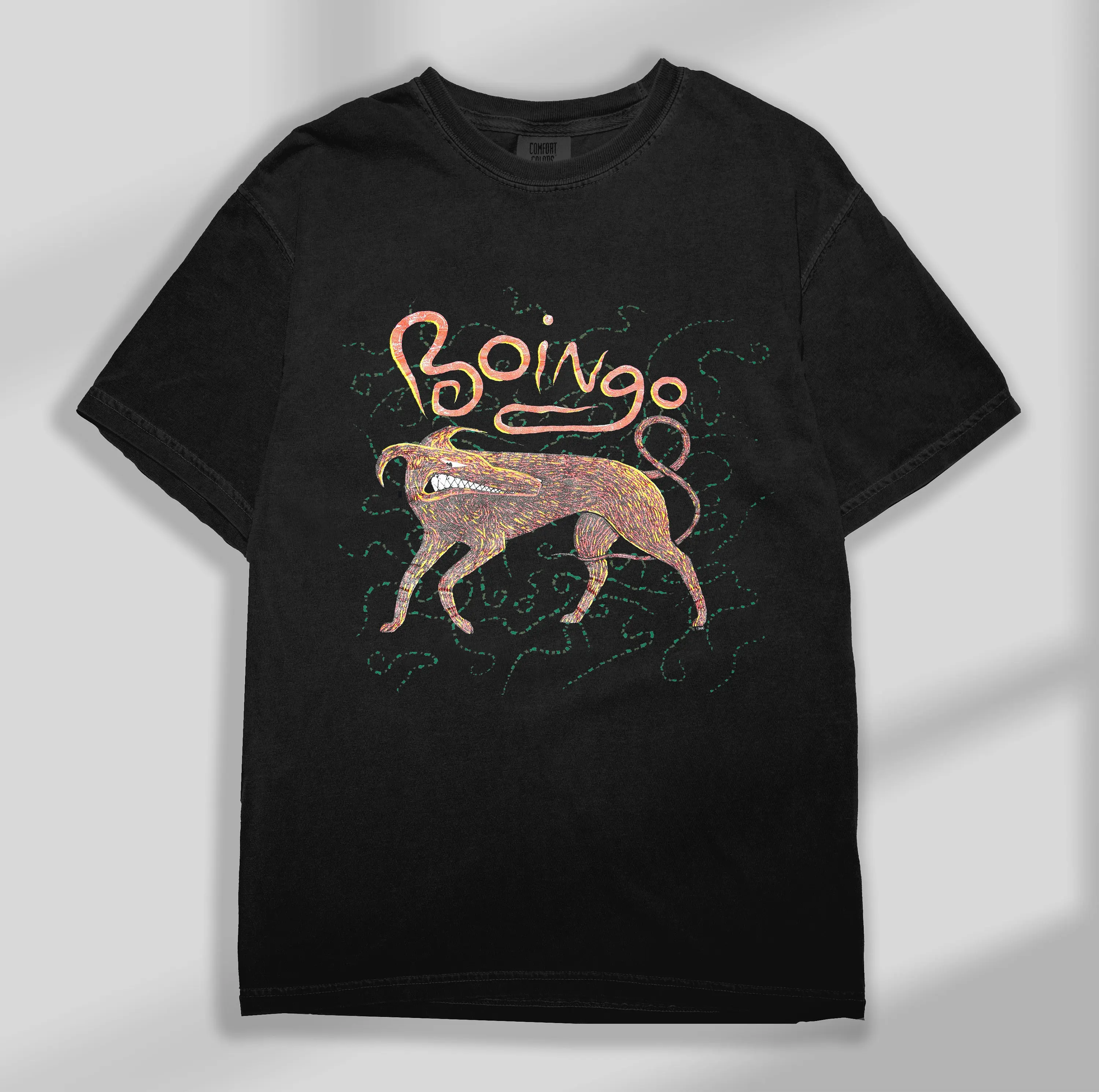 Vintage 90s Oingo Boingo Dog T Shirt