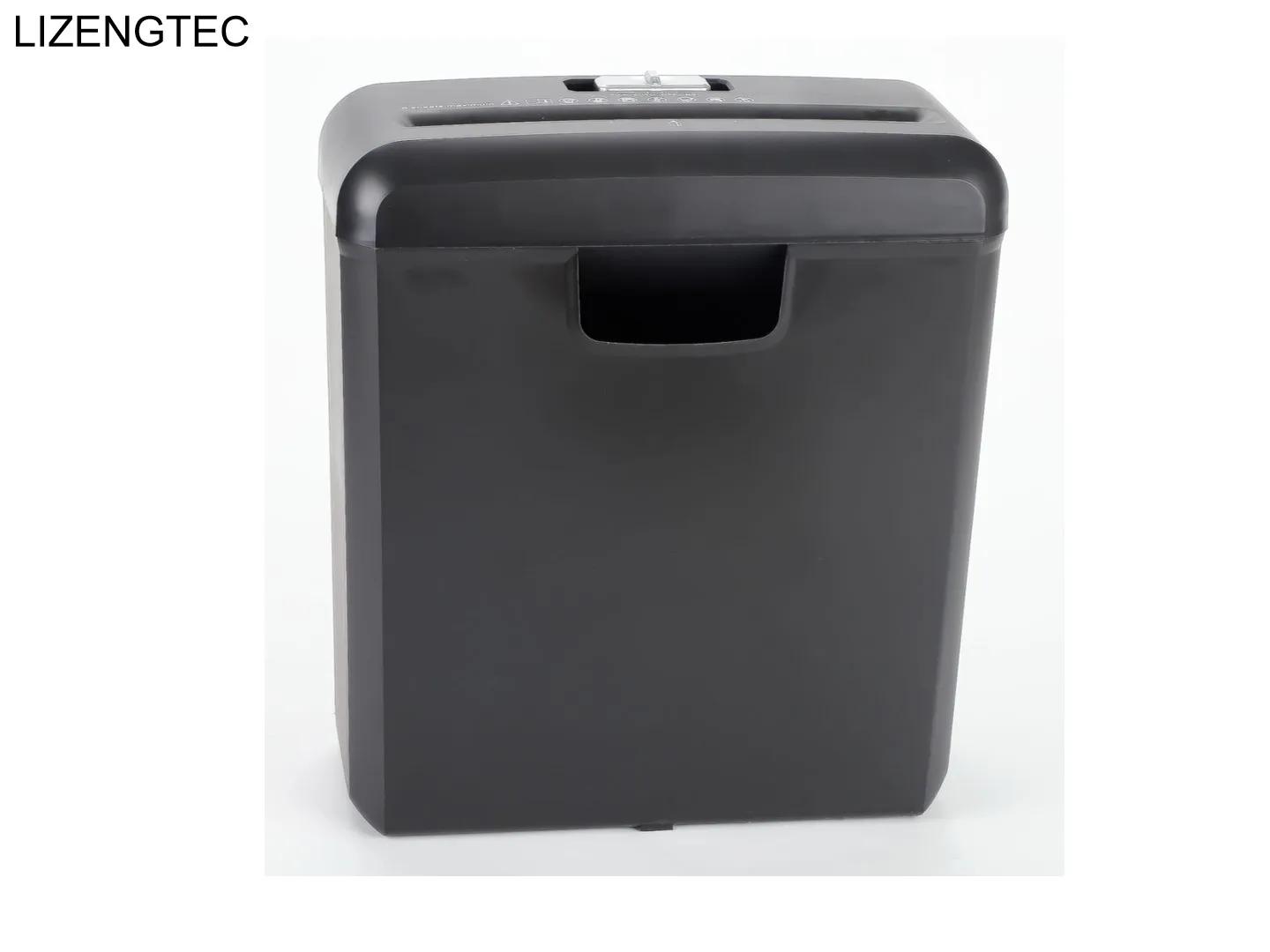 LIZENGTEC Nuevo diseño trituradora de papel eléctrica multifuncional A4 2 niveles de seguridad 6,8 mm