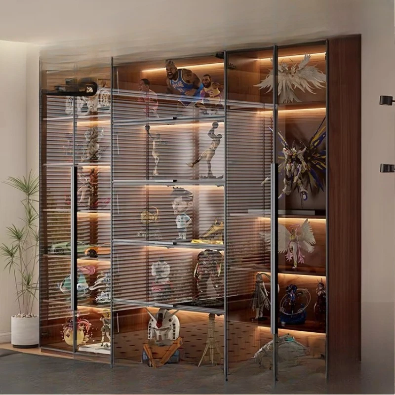 

Renewal subsidy ENF grade solid wood storage display stand display case household 2025 new popular glass door