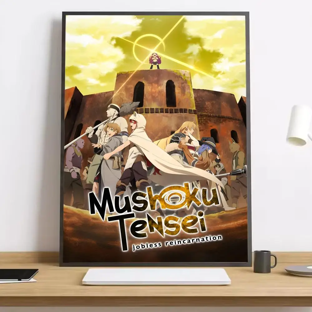 Mushoku Tensei Jobless Reincarnation Malerei Kalligraphie HD-Leinwandposter Wohnzimmer Schlafzimmer Bar ästhetische Dekoration – Detail 12