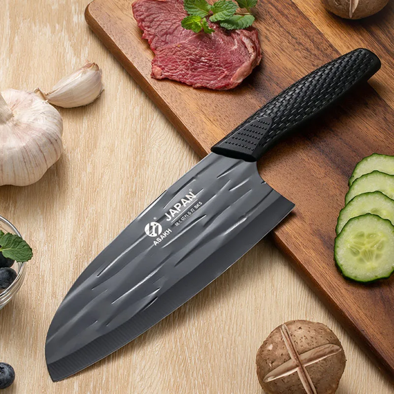 

Японский дизайн, кухонный нож-тесак, ножи для нарезки мяса и овощей, портативные кухонные аксессуары, антипригарные ножи с острым лезвием