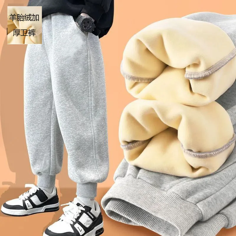 

Брюки на флисовой подкладке для мальчиков от 2 до 12 лет, зимние детские утепленные бархатные теплые брюки, детские спортивные штаны с подкладкой, спортивные повседневные штаны для подростков