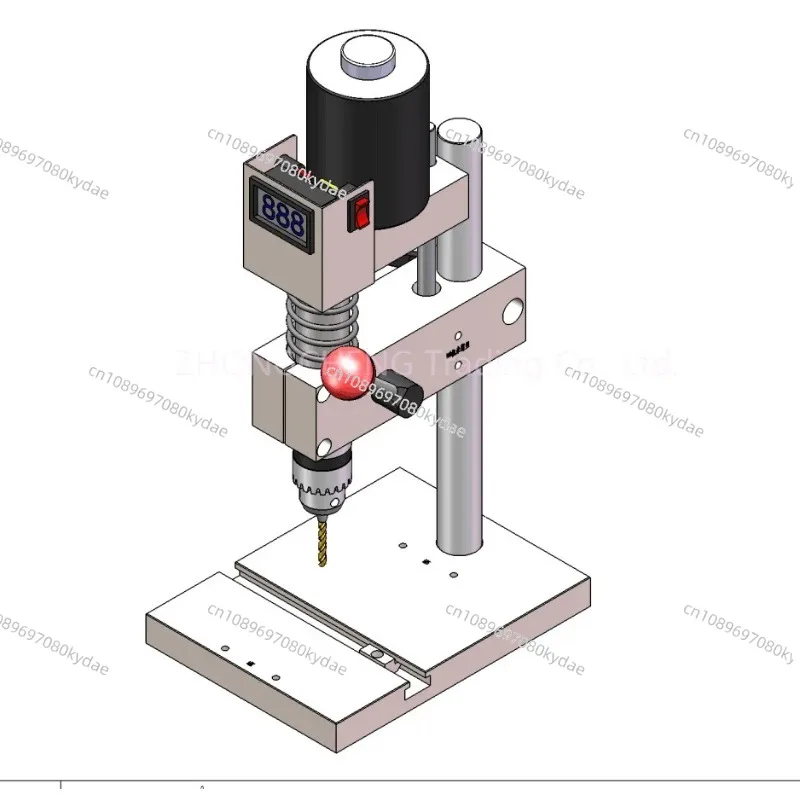 New Electric Drill Three Craftsman Micro Second Generation Bench Drill Tapping Machine Milling Machine Precision Bench Drill