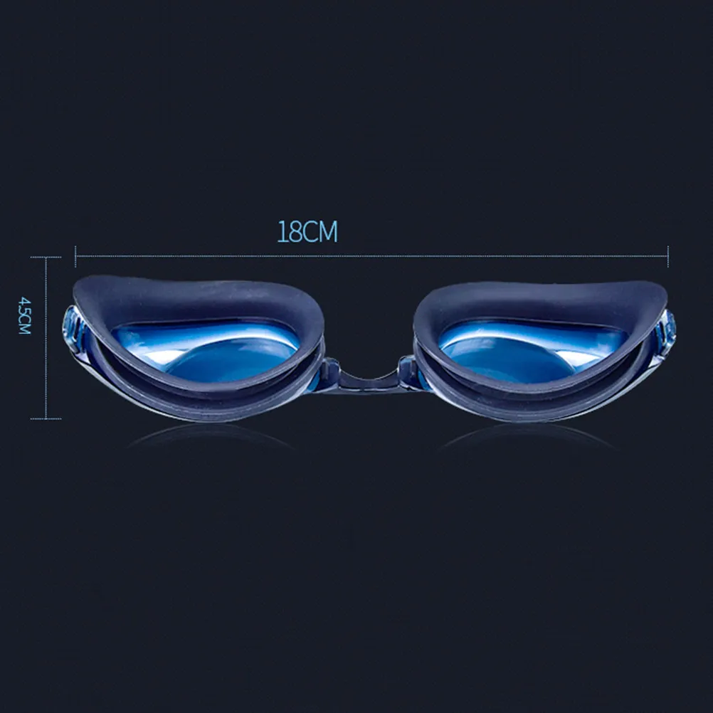 

Водонепроницаемые очки для плавания черные с 3 носовыми заушниками, силиконовые, с защитой от УФ-излучения UV400, антизапотевающие, для взрослых