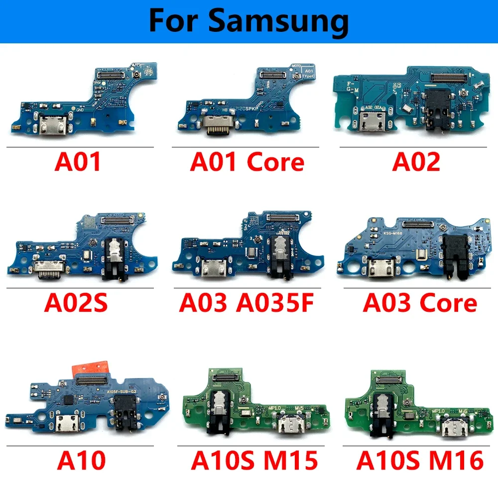 Для Samsung A01 A7 A02 A03 A11 A12 A20 A20S A21 A30 A32 A52 A54 A10S M15 M16 A13 A22 A32 4G USB-разъем для зарядного устройства