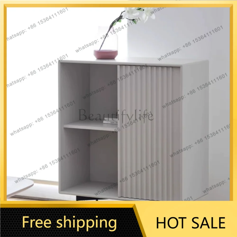 Factory Direct Nordic Art Side Cabinet, Japanese Painted Entrance Minimalist Locker