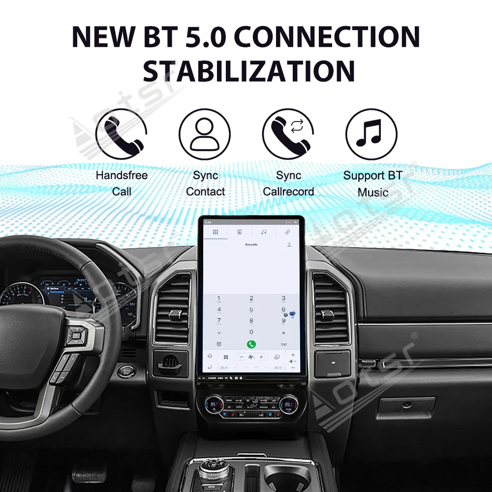16.8 inch Touch Screen  For Ford Expedition 2018-2021 Tesla Style Android 13 Car Stereo Radio Carplay Multimedia GPS Navigation