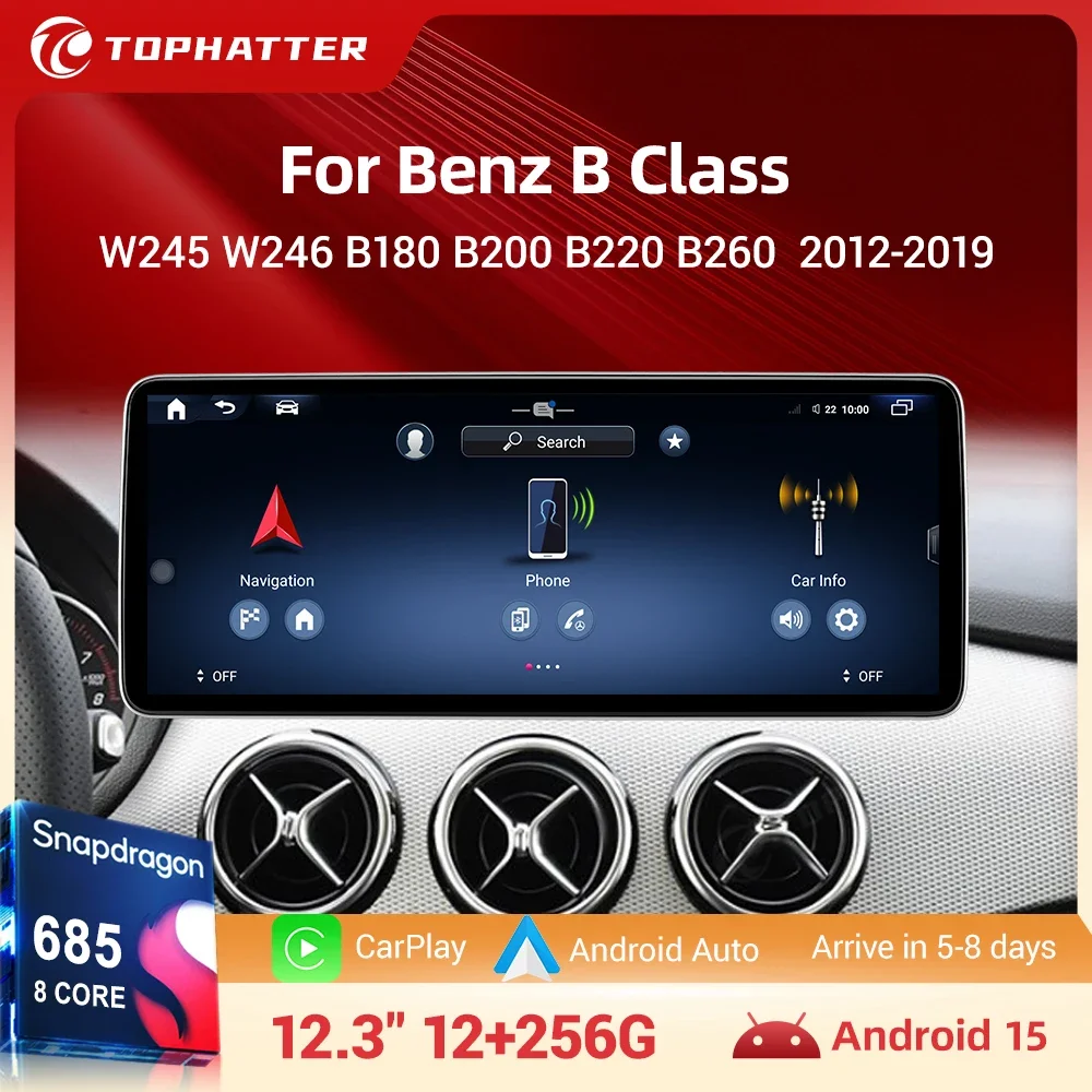 12.3" Android 15 Wi…