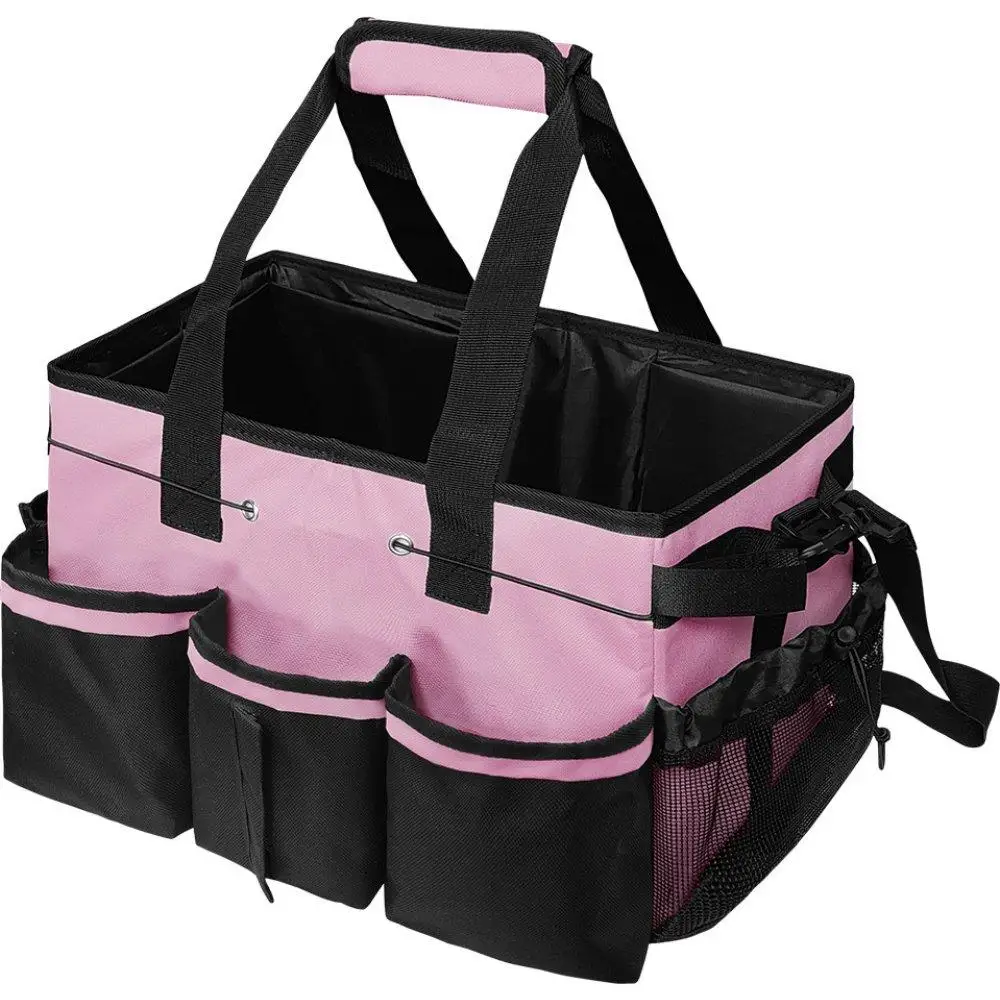 

1 шт., многофункциональная сумка-органайзер для чистящих инструментов большой емкости - прочная портативная сумка для инструментов через плечо из ПВХ