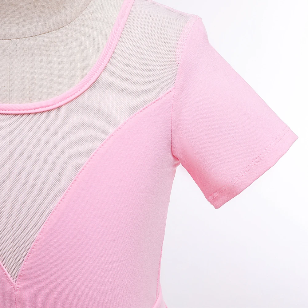 

Ballet Dress for Girl Girls Cloth Skirt Short Sleeve Dancing Costume Kids Dancewear Spring Summer Autumn