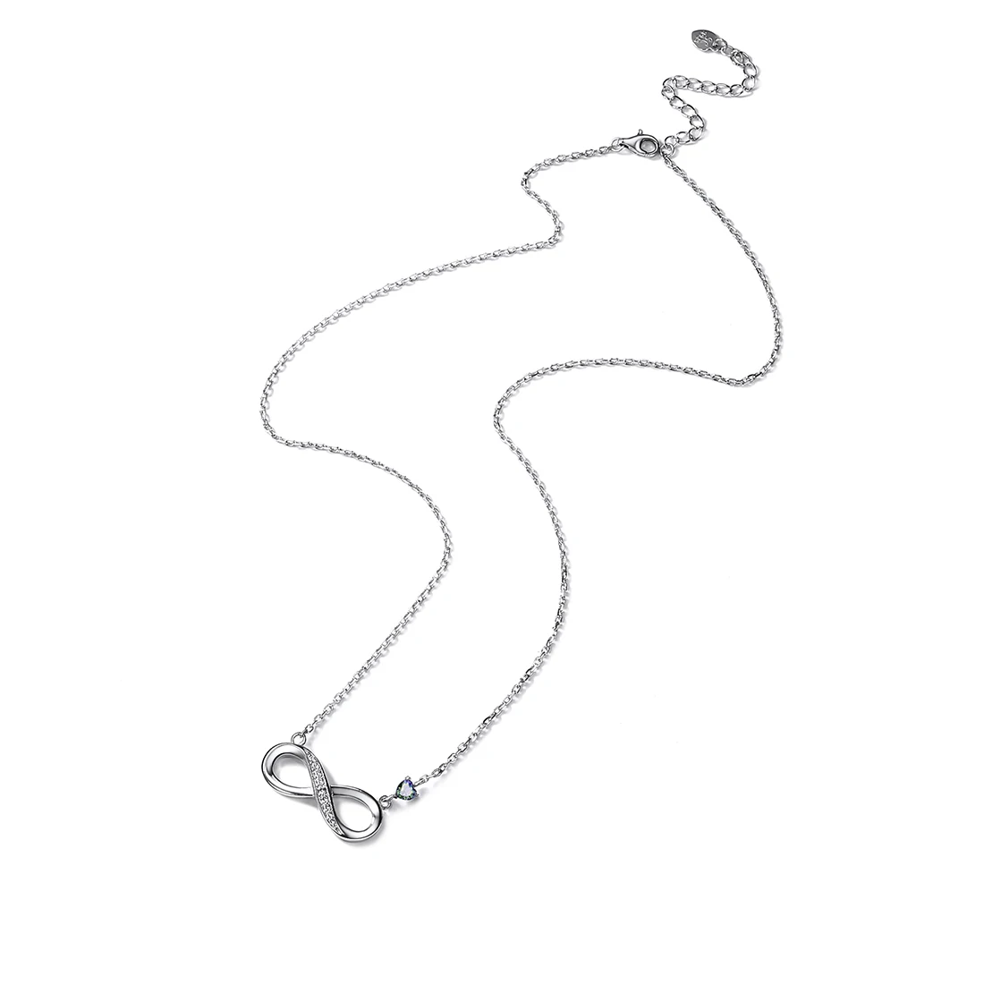 

Infinity Necklace for Women, 925 Sterling Silver Jewelry Gifts for Birthday, Valentine's Day, Mothers Day, Anniversary